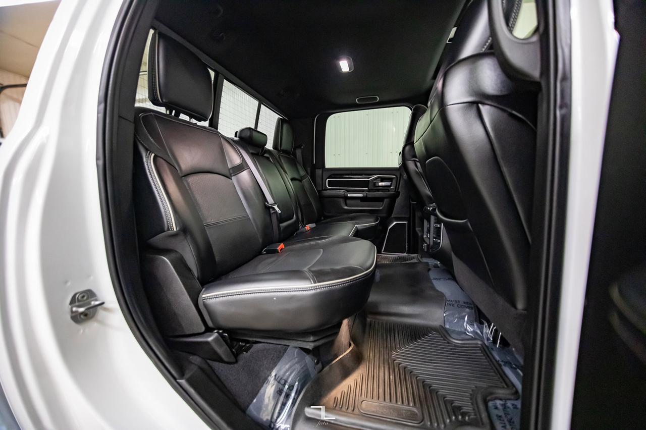 2019 Ram 3500 4x4 Crew Cab Laramie Diesel Leather Roof Nav Level Kit Wheels Red Deer AB