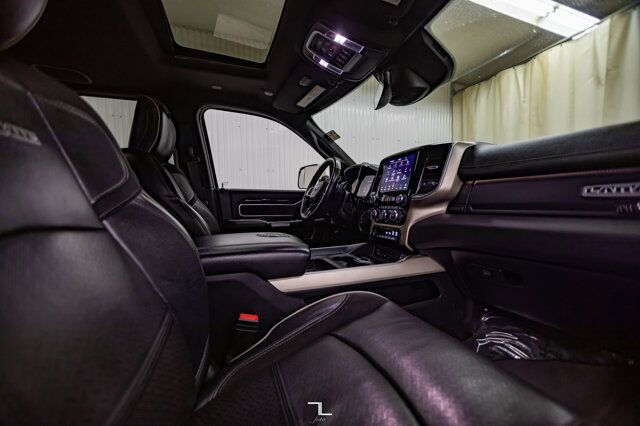 2019 Ram 3500 4x4 Crew Cab Laramie Diesel Leather Roof Nav Level Kit Wheels Red Deer AB