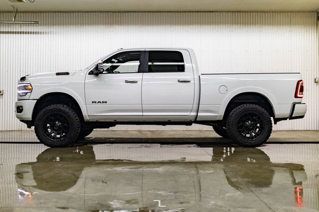 2019 Ram 3500 4x4 Crew Cab Laramie Diesel Leather Roof Nav Level Kit Wheels Red Deer AB