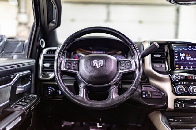 2019 Ram 3500 4x4 Crew Cab Laramie Diesel Leather Roof Nav Level Kit Wheels Red Deer AB