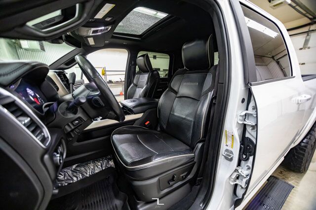 2019 Ram 3500 4x4 Crew Cab Laramie Diesel Leather Roof Nav Level Kit Wheels Red Deer AB