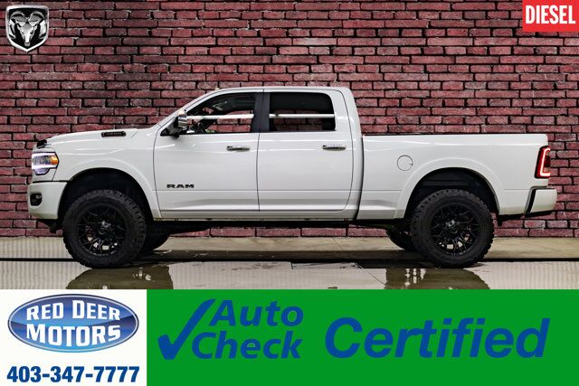 2019 Ram 3500 4x4 Crew Cab Laramie Diesel Leather Roof Nav Level Kit Wheels