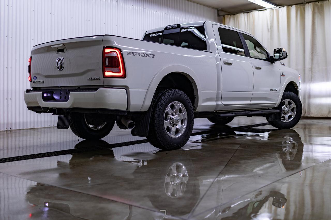 2019 Ram 3500 4x4 Crew Cab Laramie Diesel Leather Roof Nav Red Deer AB
