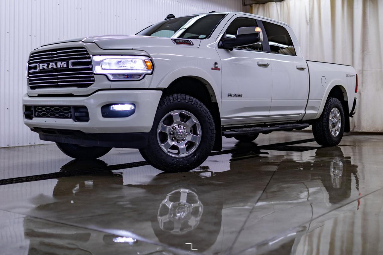 2019 Ram 3500 4x4 Crew Cab Laramie Diesel Leather Roof Nav Red Deer AB