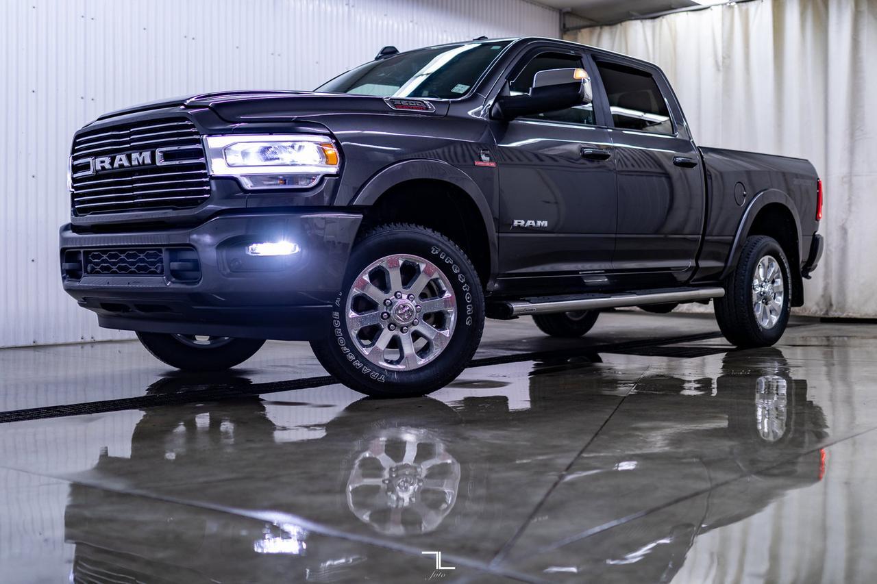 2019 Ram 3500 4x4 Crew Cab Laramie Diesel Leather Roof Nav Red Deer AB