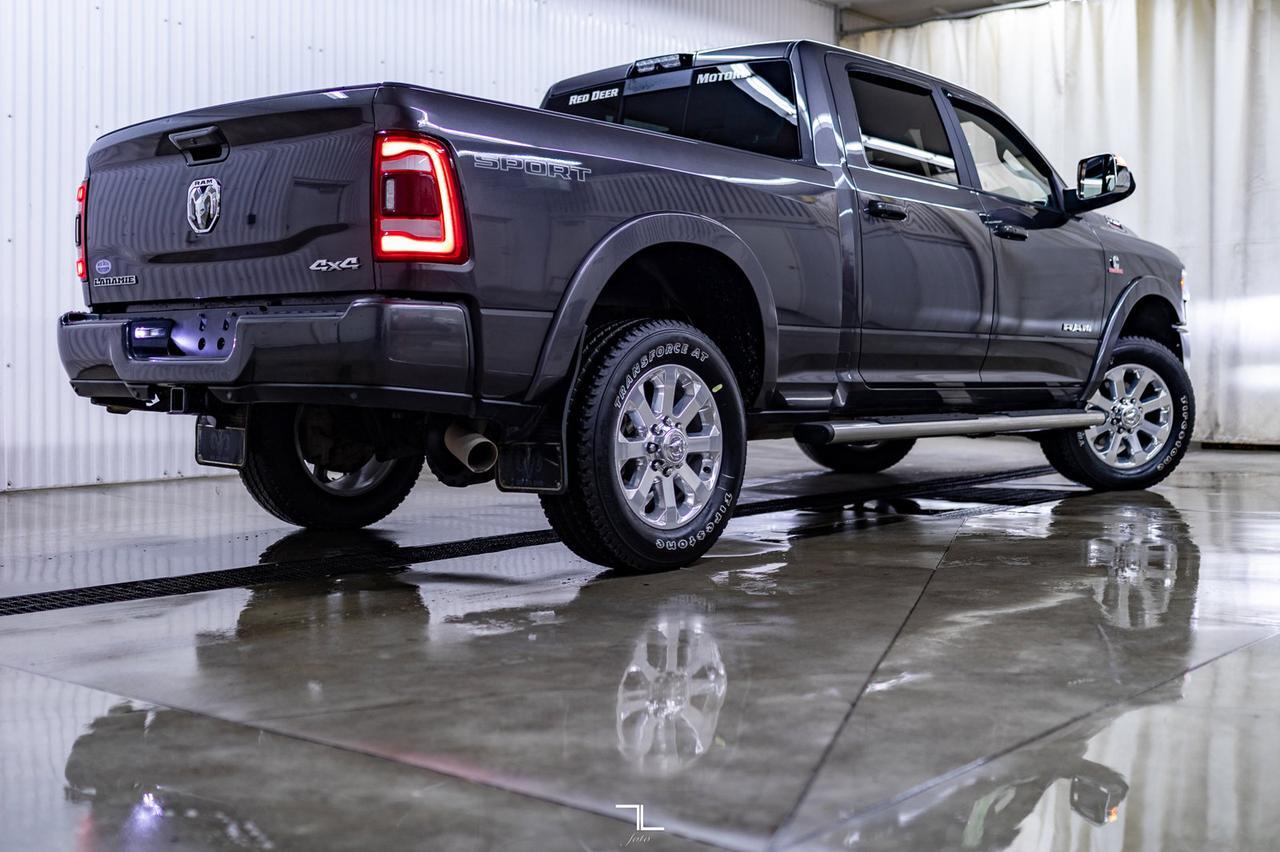 2019 Ram 3500 4x4 Crew Cab Laramie Diesel Leather Roof Nav Red Deer AB