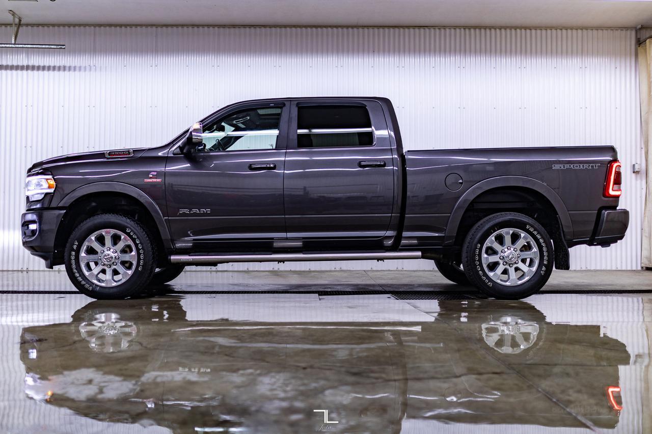 2019 Ram 3500 4x4 Crew Cab Laramie Diesel Leather Roof Nav Red Deer AB