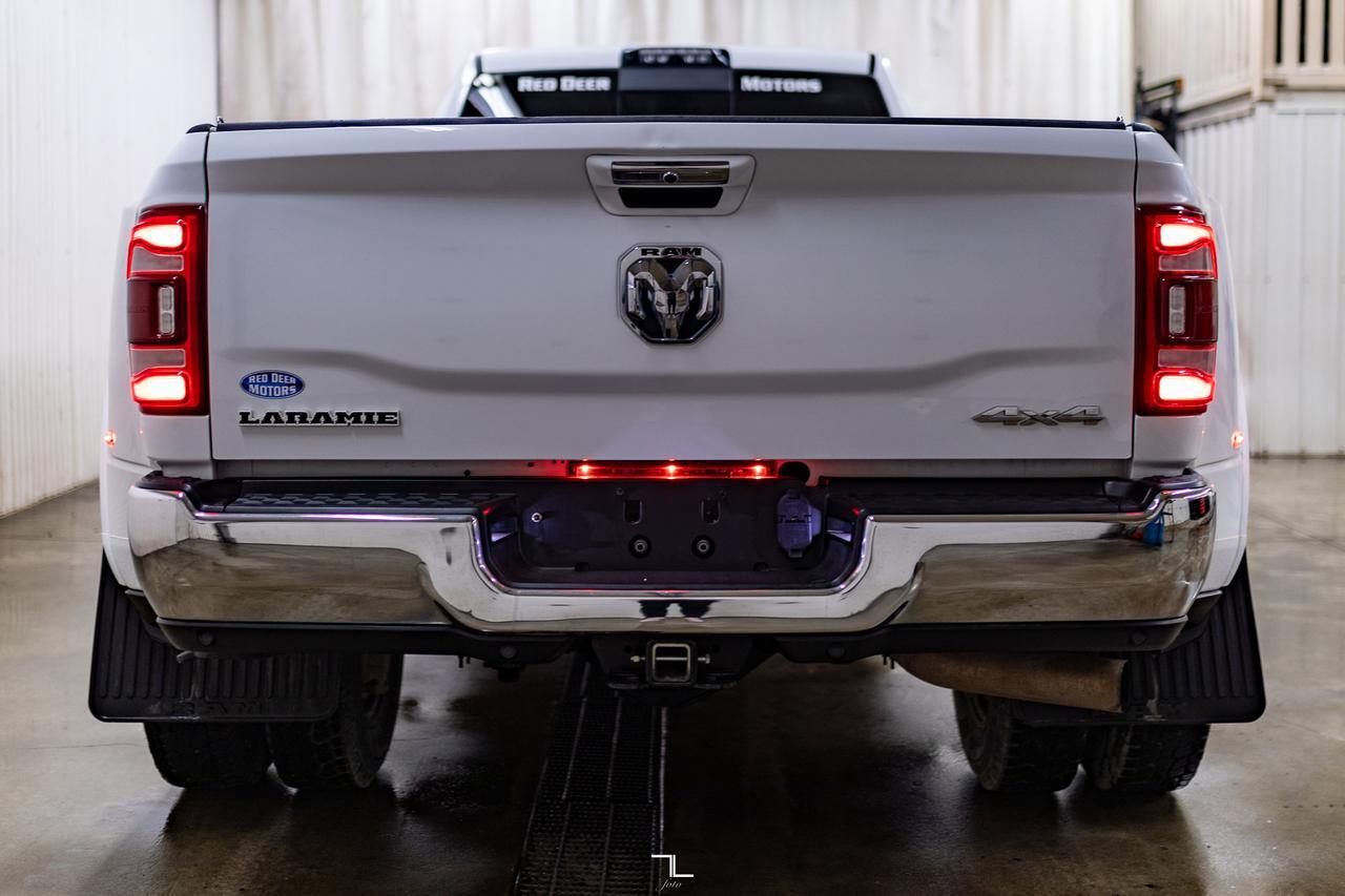 2019 Ram 3500 4x4 Crew Cab Laramie Dually Diesel Leather Red Deer AB