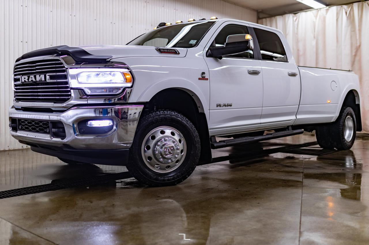 2019 Ram 3500 4x4 Crew Cab Laramie Dually Diesel Leather Red Deer AB