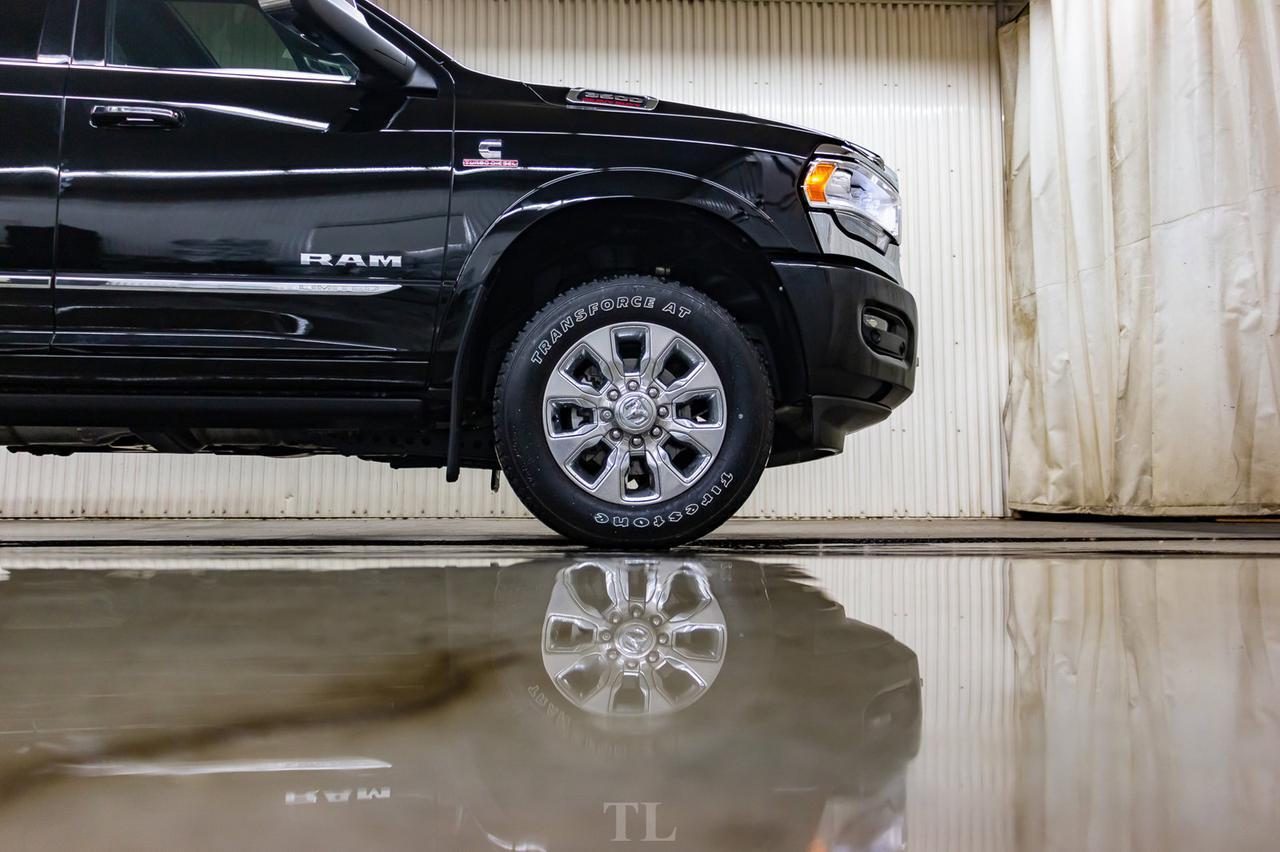 2019 Ram 3500 4x4 Crew Cab Limited Diesel Leather Roof Nav BCam Red Deer AB