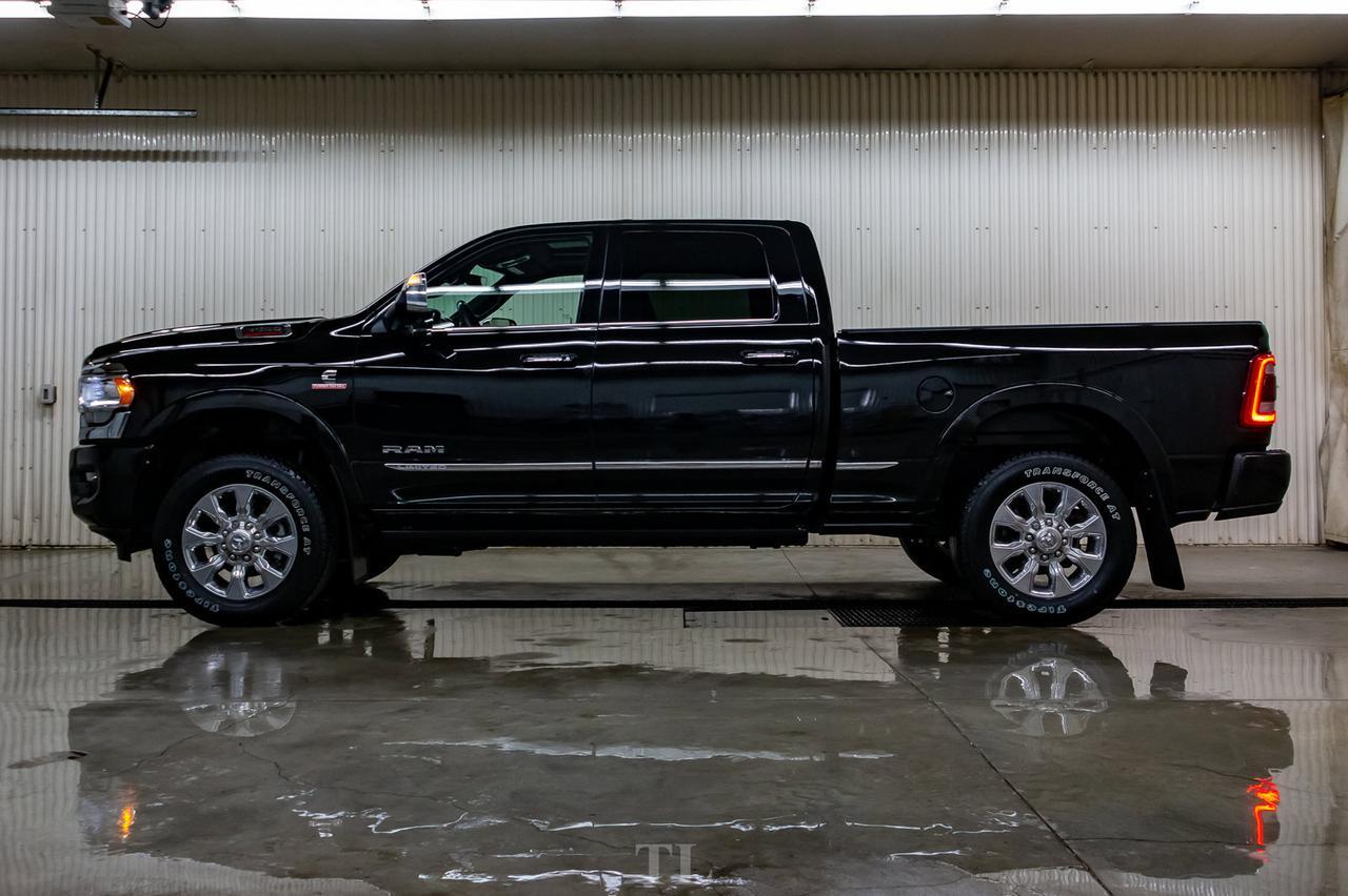 2019 Ram 3500 4x4 Crew Cab Limited Diesel Leather Roof Nav BCam Red Deer AB