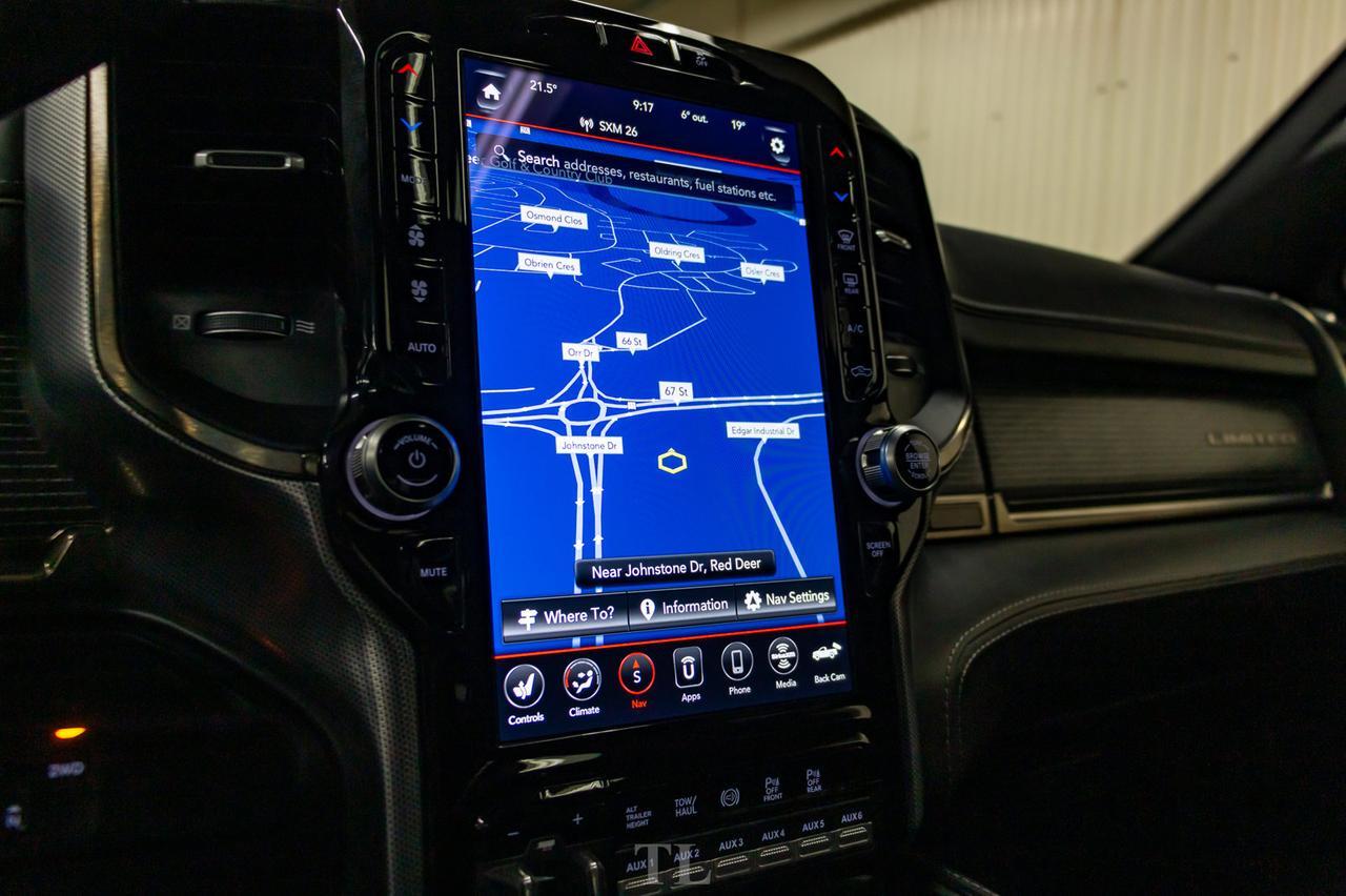 2019 Ram 3500 4x4 Crew Cab Limited Diesel Leather Roof Nav BCam Red Deer AB