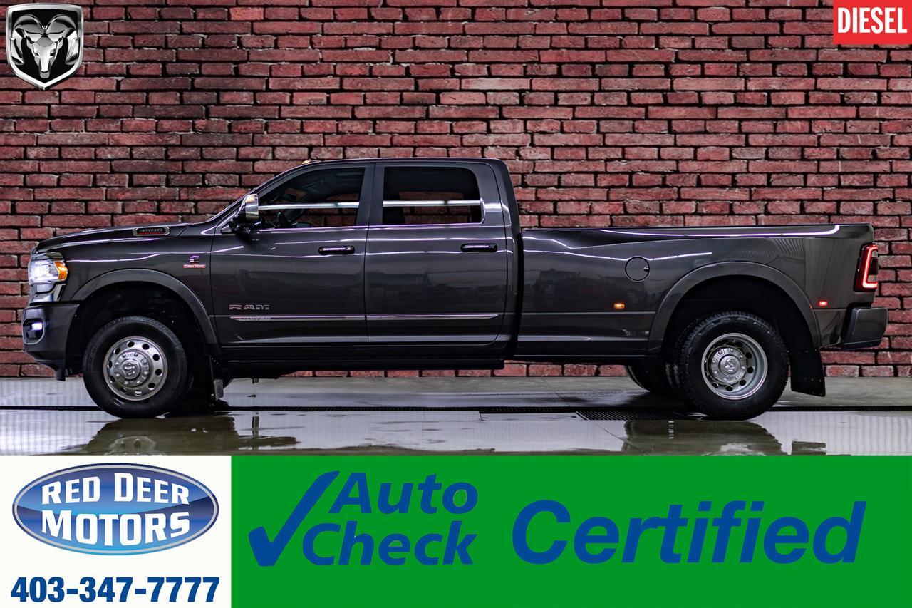 2019 Ram 3500 4x4 Crew Cab Limited Dually Diesel Leather Roof Nav