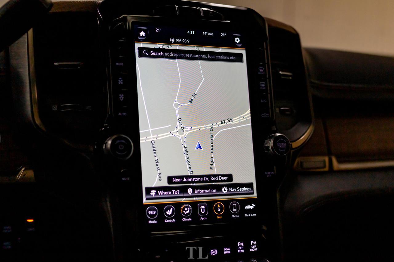 2019 Ram 3500 4x4 Crew Cab Longhorn Diesel AISIN  Leather Roof Nav Red Deer AB