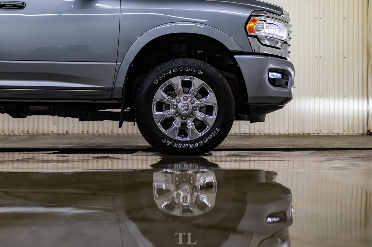 2019 Ram 3500 4x4 Crew Cab Longhorn Diesel AISIN  Leather Roof Nav Red Deer AB