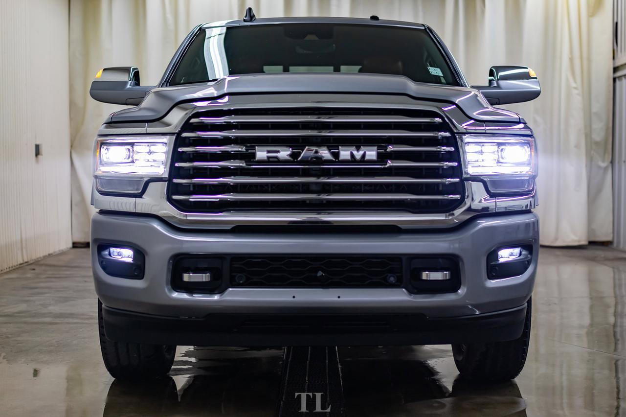 2019 Ram 3500 4x4 Crew Cab Longhorn Diesel AISIN  Leather Roof Nav Red Deer AB