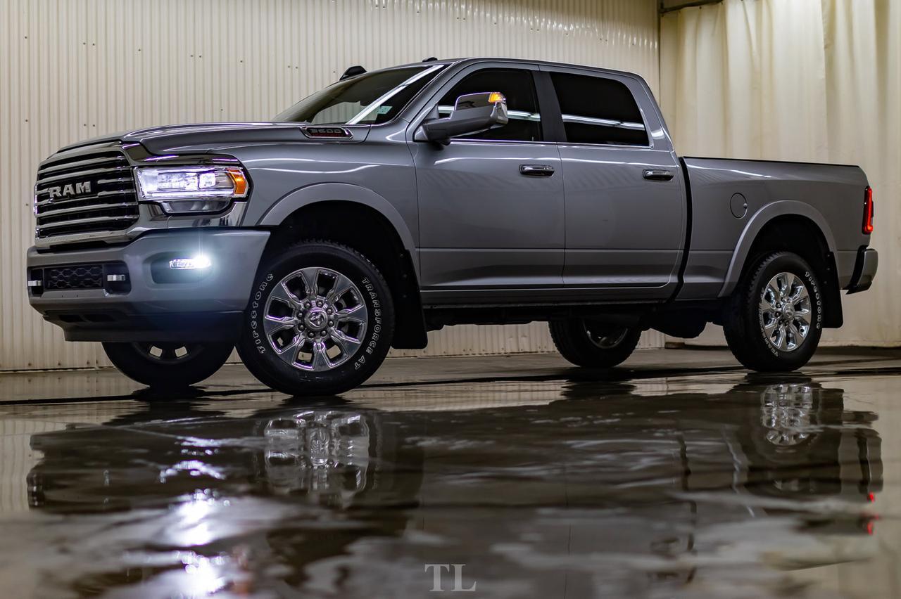 2019 Ram 3500 4x4 Crew Cab Longhorn Diesel AISIN  Leather Roof Nav Red Deer AB