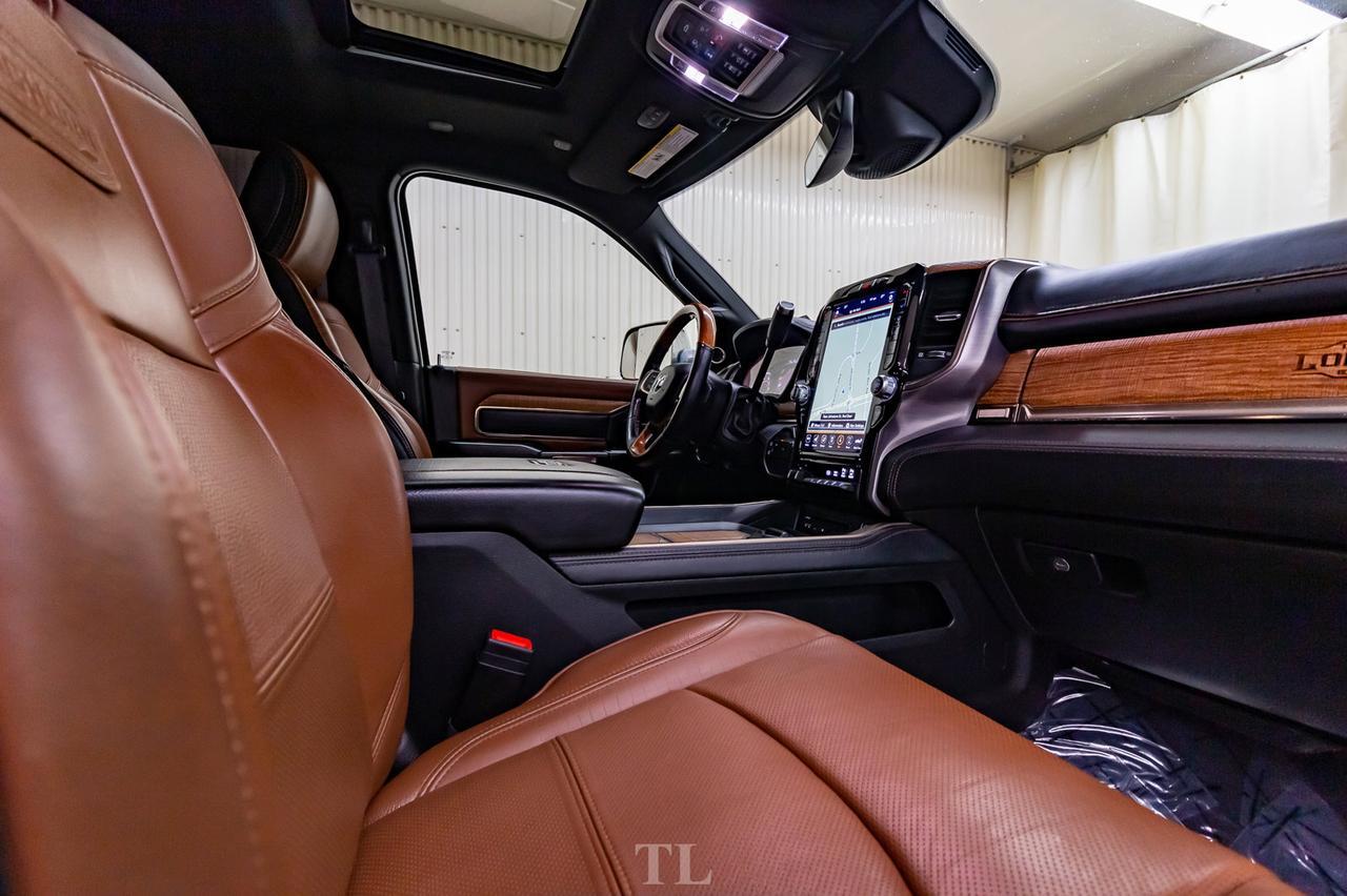 2019 Ram 3500 4x4 Crew Cab Longhorn Diesel AISIN  Leather Roof Nav Red Deer AB