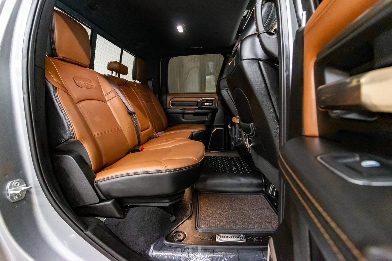 2019 Ram 3500 4x4 Crew Cab Longhorn Diesel AISIN  Leather Roof Nav Red Deer AB