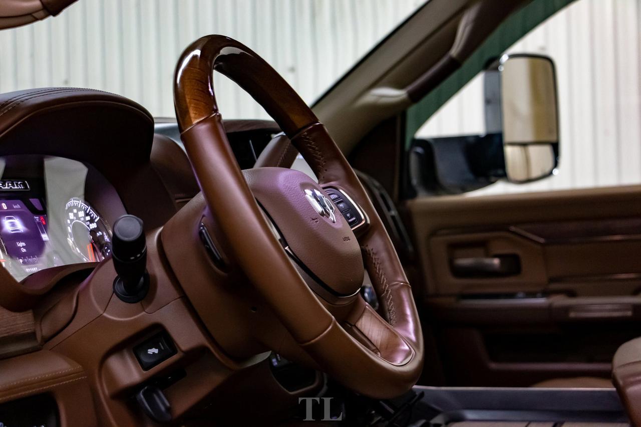 2019 Ram 3500 4x4 Crew Cab Longhorn Dually Diesel Leather Roof Nav Red Deer AB