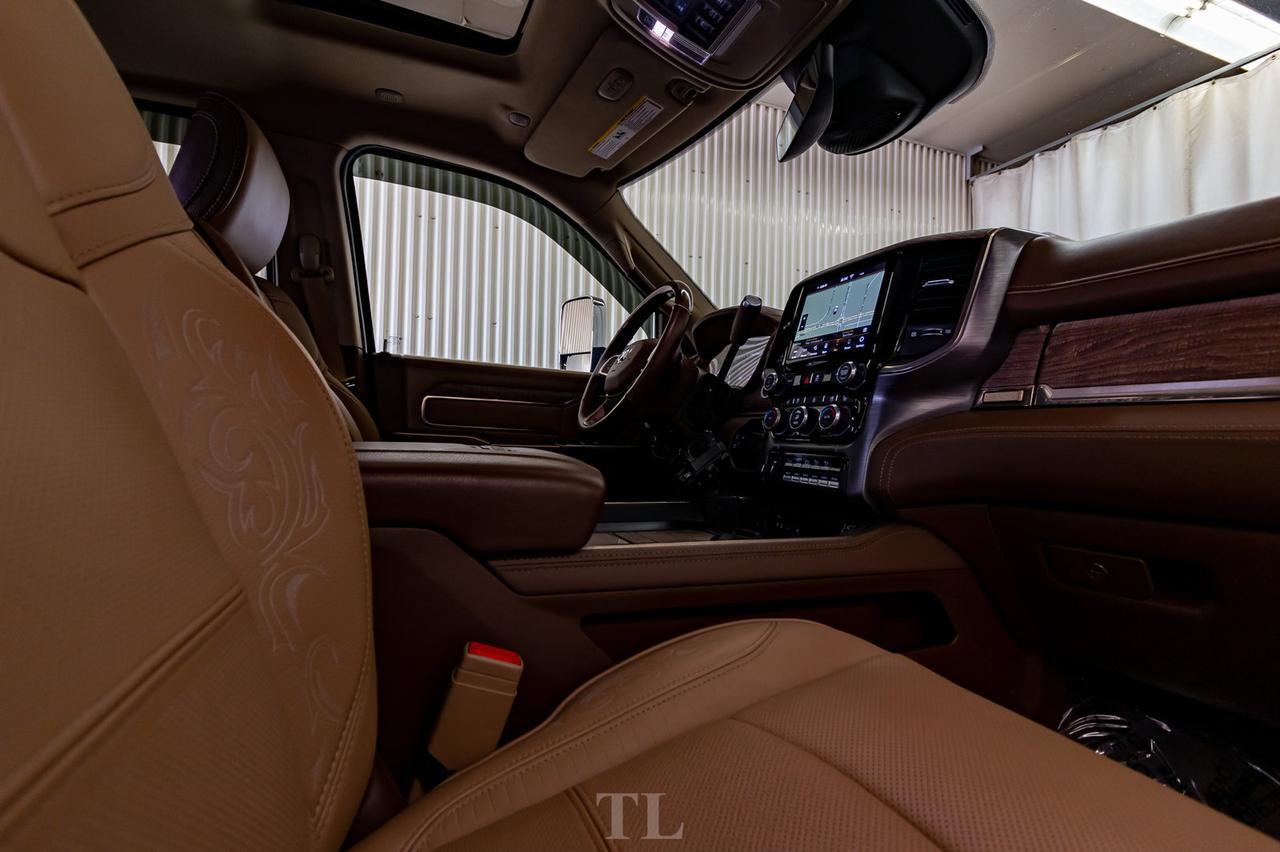 2019 Ram 3500 4x4 Crew Cab Longhorn Dually Diesel Leather Roof Nav Red Deer AB