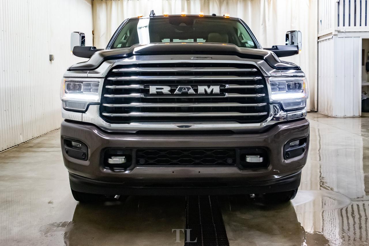 2019 Ram 3500 4x4 Crew Cab Longhorn Dually Diesel Leather Roof Nav Red Deer AB