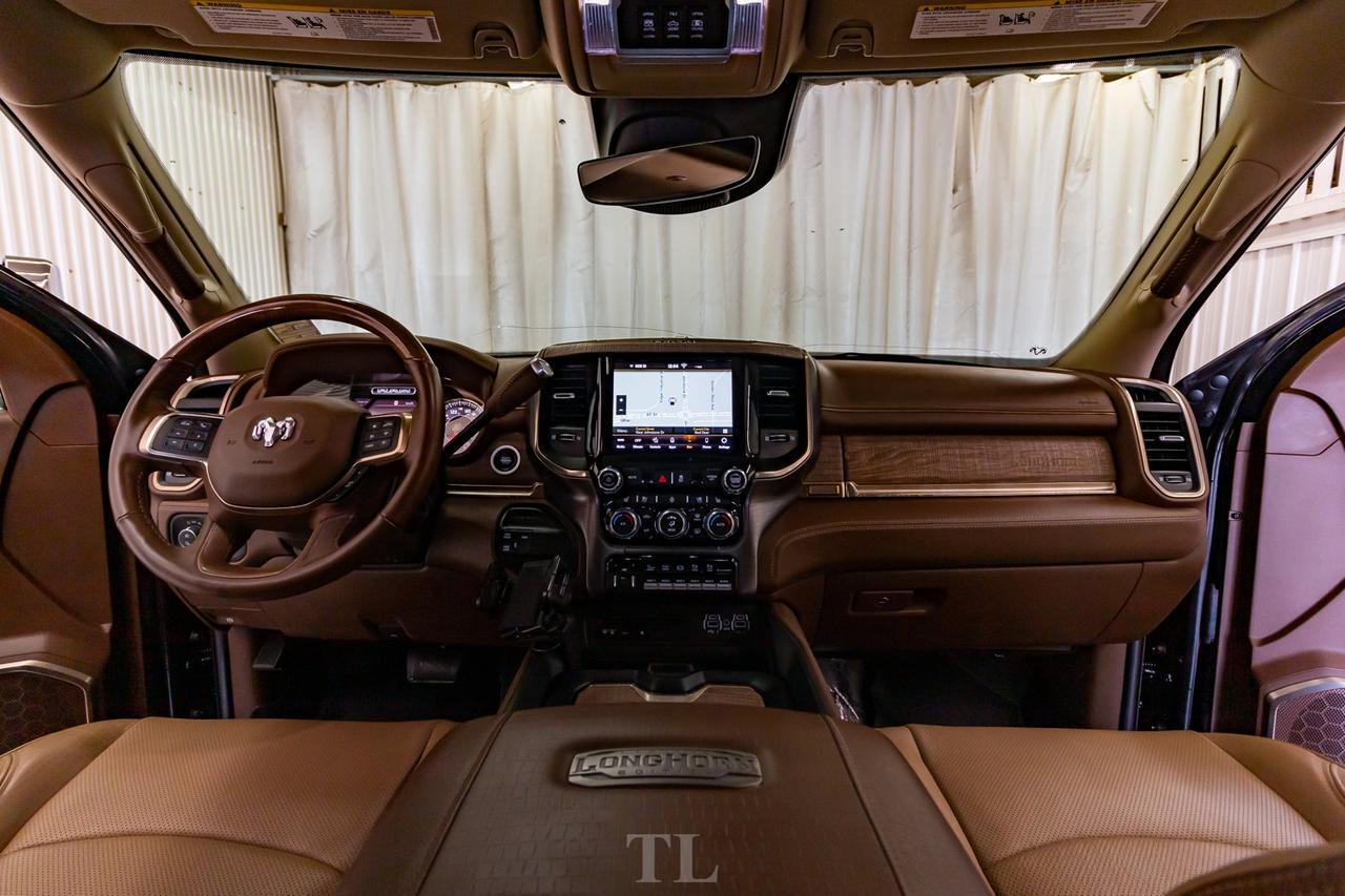2019 Ram 3500 4x4 Crew Cab Longhorn Dually Diesel Leather Roof Nav Red Deer AB