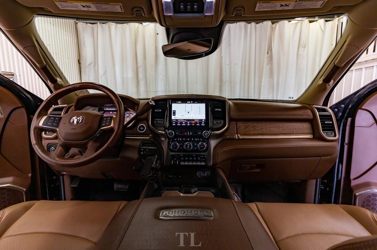 2019 Ram 3500 4x4 Crew Cab Longhorn Dually Diesel Leather Roof Nav Red Deer AB