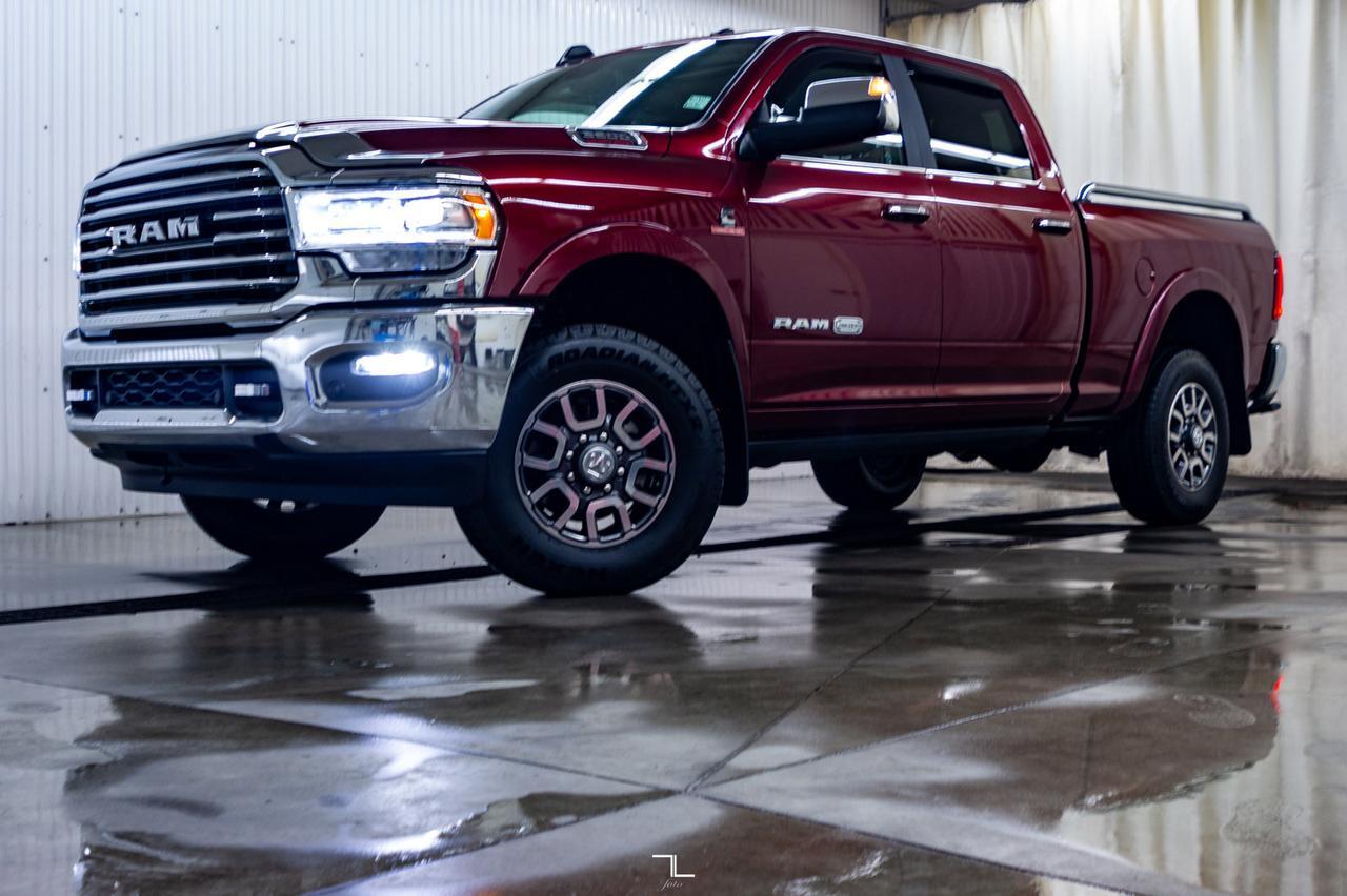 2019 Ram 3500 4x4 Crew Cab Longhorn Leather Roof Nav Diesel Red Deer AB