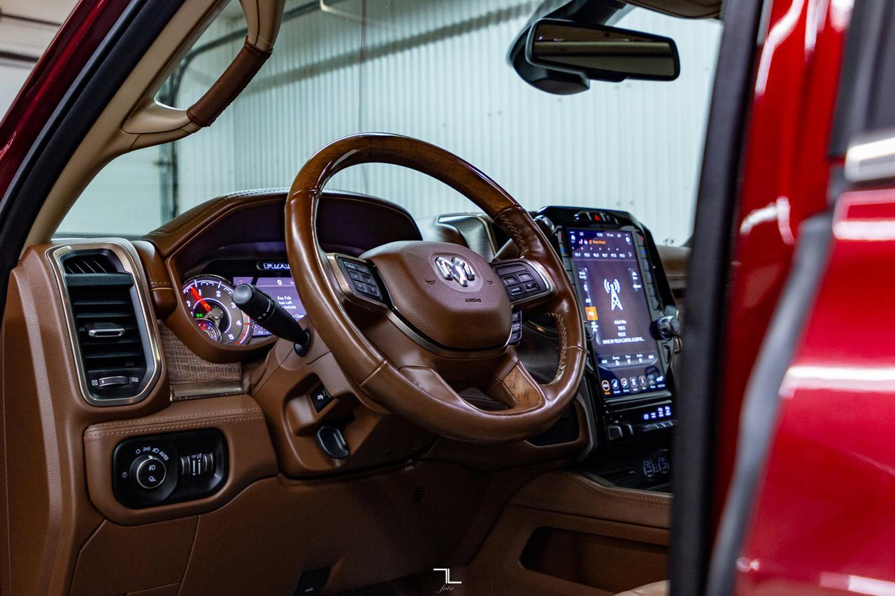 2019 Ram 3500 4x4 Crew Cab Longhorn Leather Roof Nav Diesel Red Deer AB