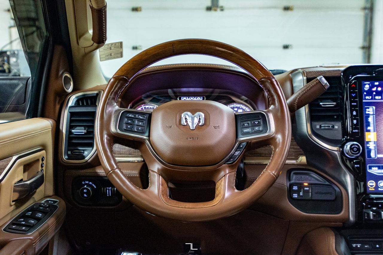 2019 Ram 3500 4x4 Crew Cab Longhorn Leather Roof Nav Diesel Red Deer AB