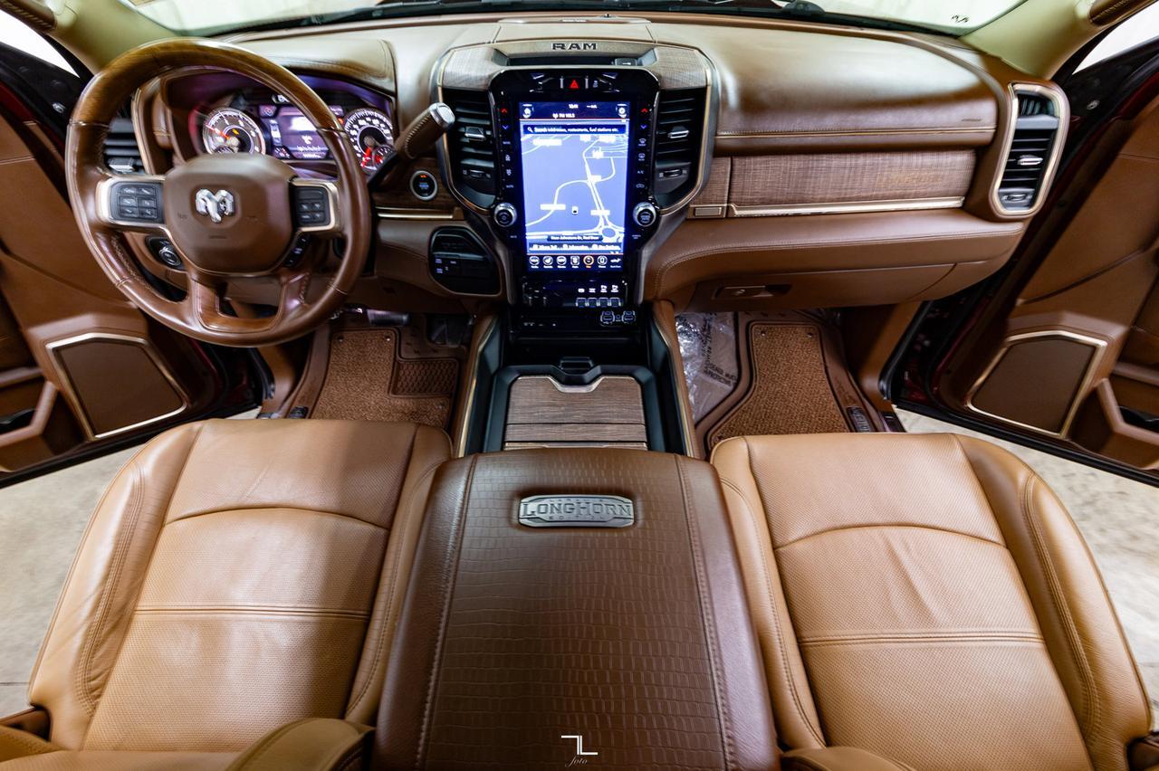 2019 Ram 3500 4x4 Crew Cab Longhorn Leather Roof Nav Diesel Red Deer AB