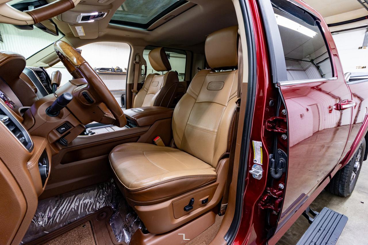 2019 Ram 3500 4x4 Crew Cab Longhorn Leather Roof Nav Diesel Red Deer AB