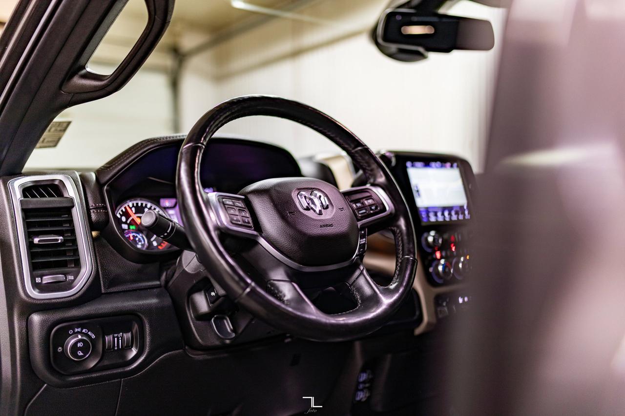 2019 Ram 3500 4x4 Mega Cab Laramie Diesel AISIN Leather Nav Red Deer AB