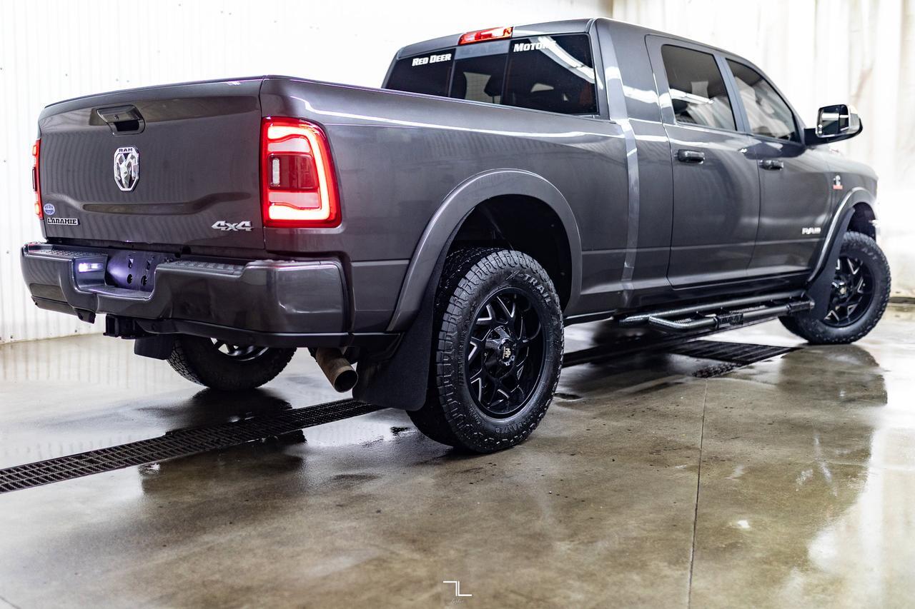 2019 Ram 3500 4x4 Mega Cab Laramie Diesel AISIN Leather Nav Red Deer AB