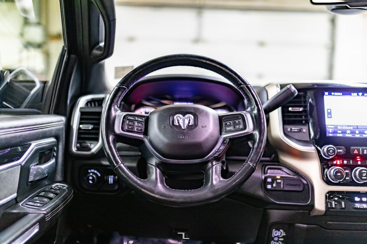 2019 Ram 3500 4x4 Mega Cab Laramie Diesel AISIN Leather Nav Red Deer AB