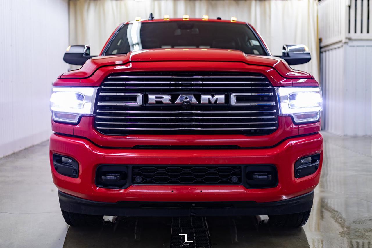2019 Ram 3500 4x4 Mega Cab Laramie Diesel Leather Roof Nav Red Deer AB