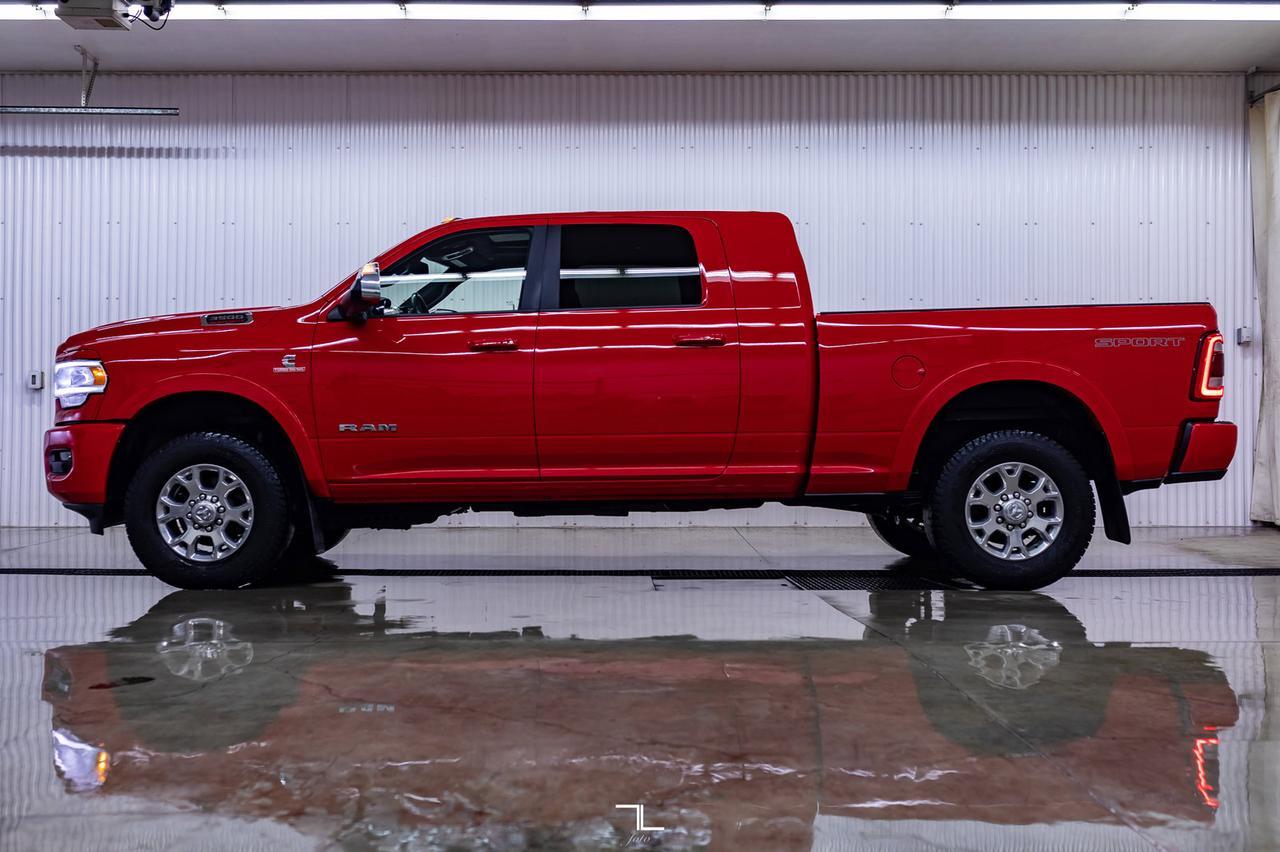 2019 Ram 3500 4x4 Mega Cab Laramie Diesel Leather Roof Nav Red Deer AB