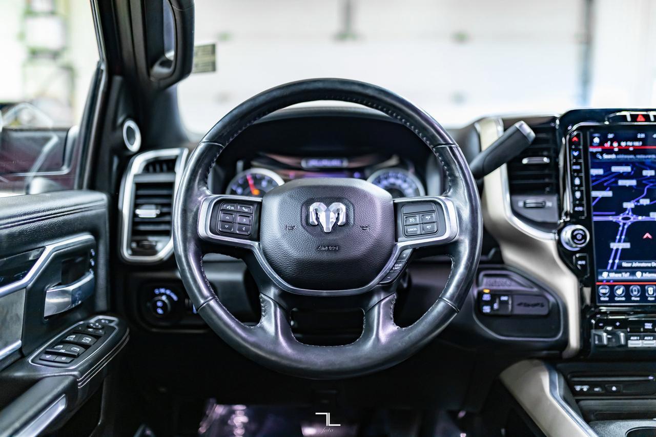 2019 Ram 3500 4x4 Mega Cab Laramie Diesel Leather Roof Nav Red Deer AB