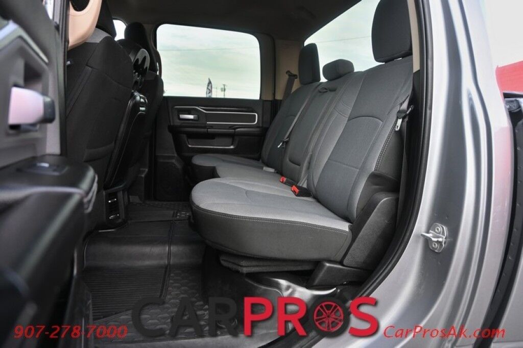 2019 Ram 3500 Big Horn - 4X4 - Crew Cab - 6.4L HEMI V8 - Auto Start - Long Bed - Seats 6 - Protection Group - Power Driver's Seat - Bluetooth - Power Locks, Windows & Mirrors - Cruise Control - Bluetooth - Tonneau Cover - Bed Liner - Tow Pkg - Only 56K Miles Anchorage AK