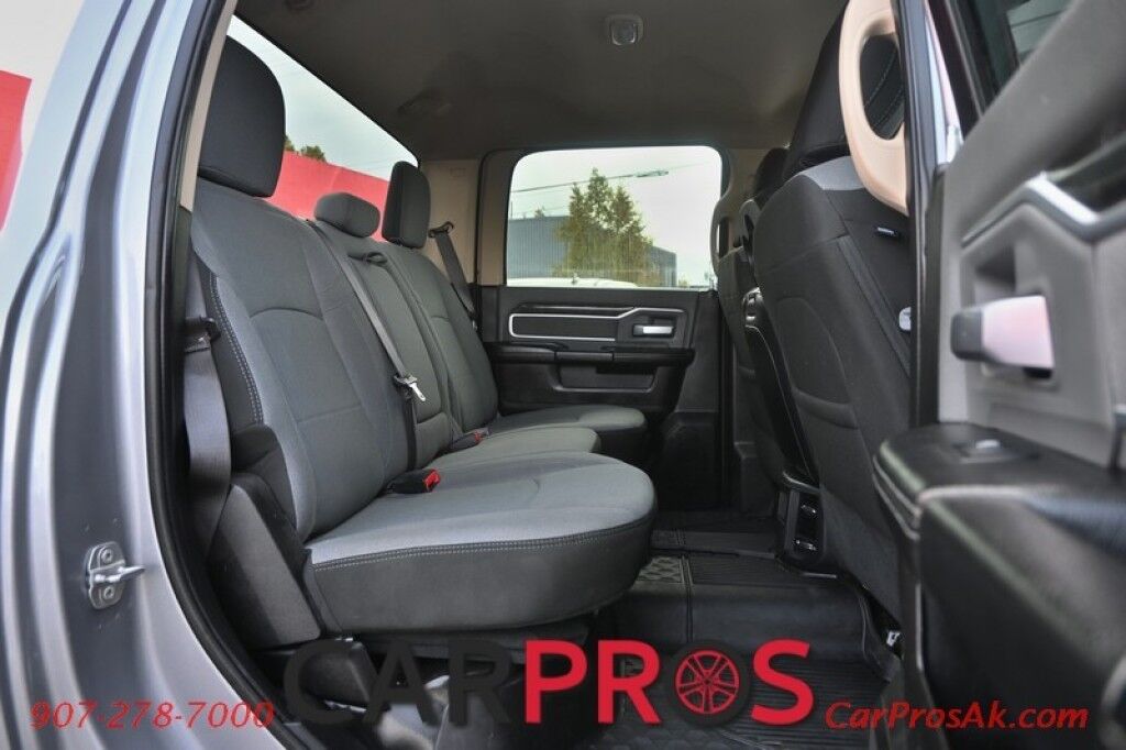 2019 Ram 3500 Big Horn - 4X4 - Crew Cab - 6.4L HEMI V8 - Auto Start - Long Bed - Seats 6 - Protection Group - Power Driver's Seat - Bluetooth - Power Locks, Windows & Mirrors - Cruise Control - Bluetooth - Tonneau Cover - Bed Liner - Tow Pkg - Only 56K Miles Anchorage AK