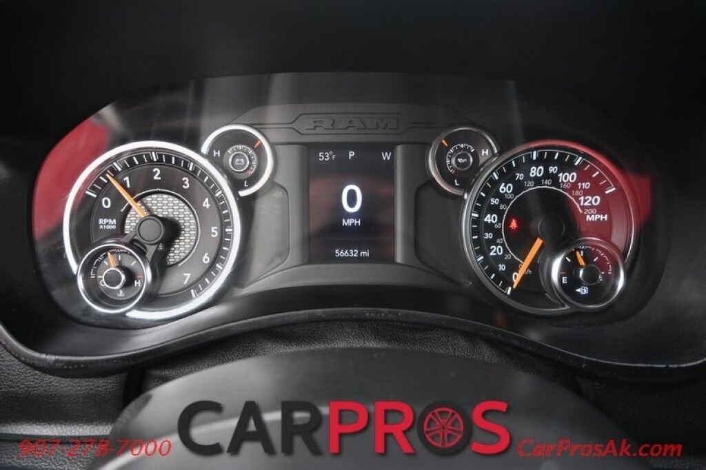 2019 Ram 3500 Big Horn - 4x4 - Crew Cab - 6.4L Hemi V8 - Auto Start - Backup Camera - Bluetooth - Trailer Brake Controller - Tow Mirrors - Spray In Bedliner - Tonneau Cover - Tow Pkg - Low Miles Anchorage AK