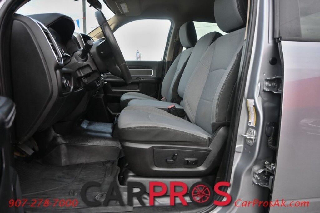 2019 Ram 3500 Big Horn - 4x4 - Crew Cab - 6.4L Hemi V8 - Auto Start - Backup Camera - Bluetooth - Trailer Brake Controller - Tow Mirrors - Spray In Bedliner - Tonneau Cover - Tow Pkg - Low Miles Anchorage AK