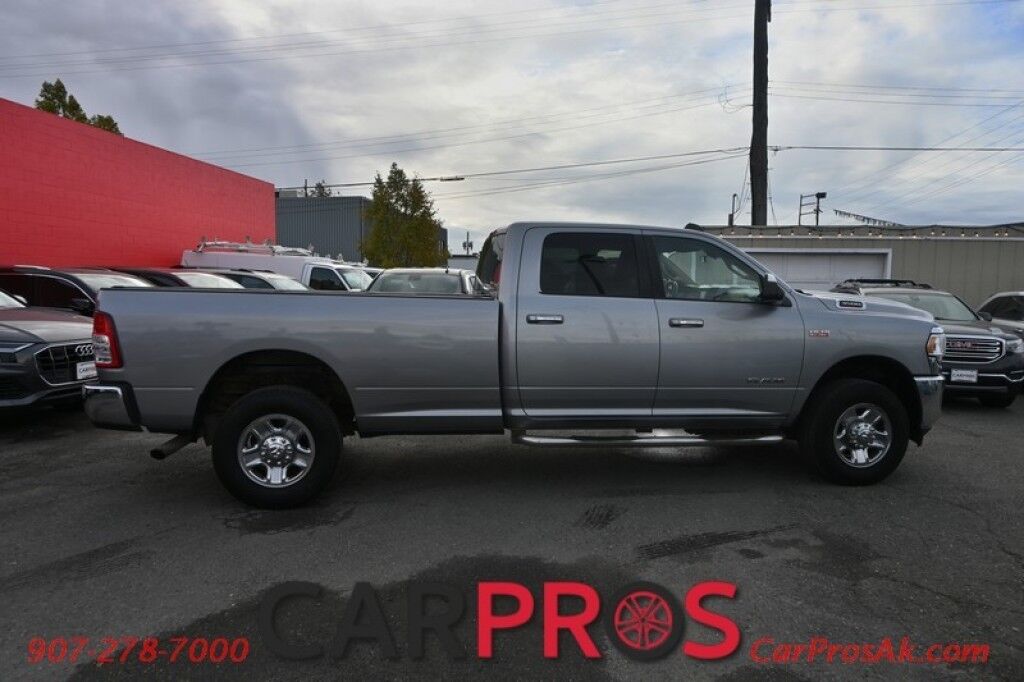 2019 Ram 3500 Big Horn - 4x4 - Crew Cab - 6.4L Hemi V8 - Auto Start - Backup Camera - Bluetooth - Trailer Brake Controller - Tow Mirrors - Spray In Bedliner - Tonneau Cover - Tow Pkg - Low Miles Anchorage AK