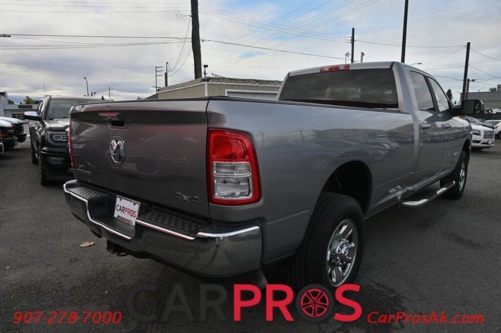 2019 Ram 3500 Big Horn - 4x4 - Crew Cab - 6.4L Hemi V8 - Auto Start - Backup Camera - Bluetooth - Trailer Brake Controller - Tow Mirrors - Spray In Bedliner - Tonneau Cover - Tow Pkg - Low Miles Anchorage AK