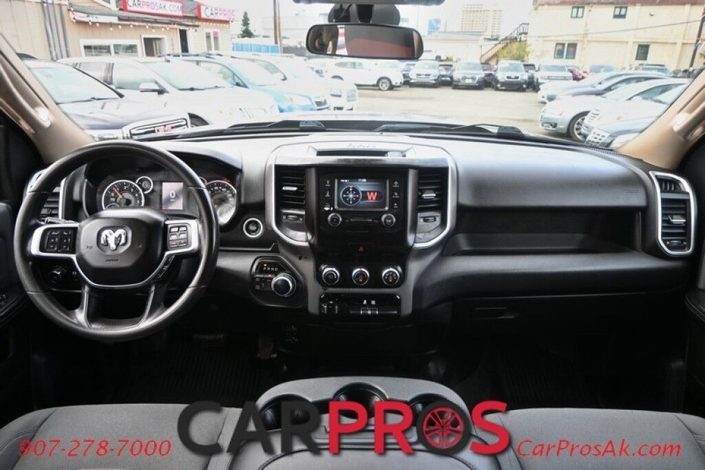 2019 Ram 3500 Big Horn - 4x4 - Crew Cab - 6.4L Hemi V8 - Auto Start - Backup Camera - Bluetooth - Trailer Brake Controller - Tow Mirrors - Spray In Bedliner - Tonneau Cover - Tow Pkg - Low Miles Anchorage AK