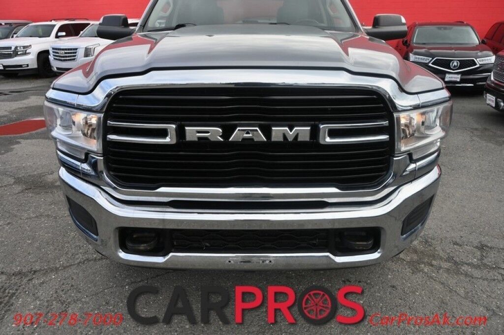 2019 Ram 3500 Big Horn - 4x4 - Crew Cab - 6.4L Hemi V8 - Auto Start - Backup Camera - Bluetooth - Trailer Brake Controller - Tow Mirrors - Spray In Bedliner - Tonneau Cover - Tow Pkg - Low Miles Anchorage AK
