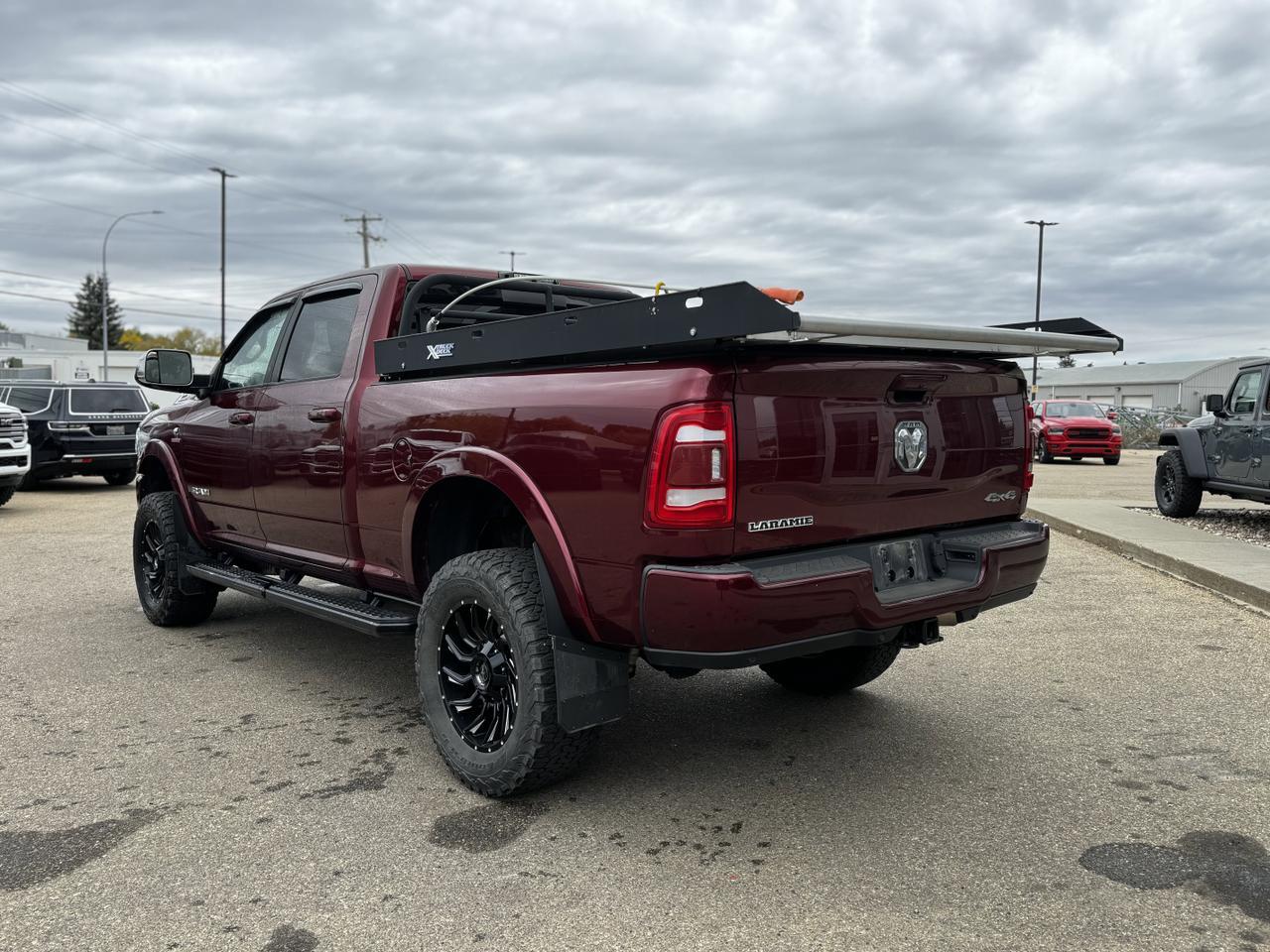 2019 Ram 3500 Laramie Crew Cab 4x4 | Cummins Diesel | Leather | Sunroof | NAV | Heated Vented Seats Redwater AB