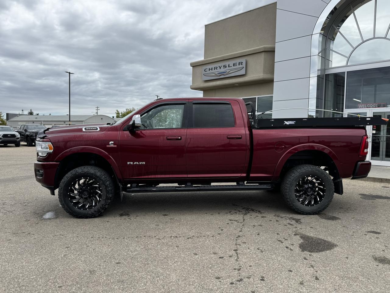 2019 Ram 3500 Laramie Crew Cab 4x4 | Cummins Diesel | Leather | Sunroof | NAV | Heated Vented Seats Redwater AB