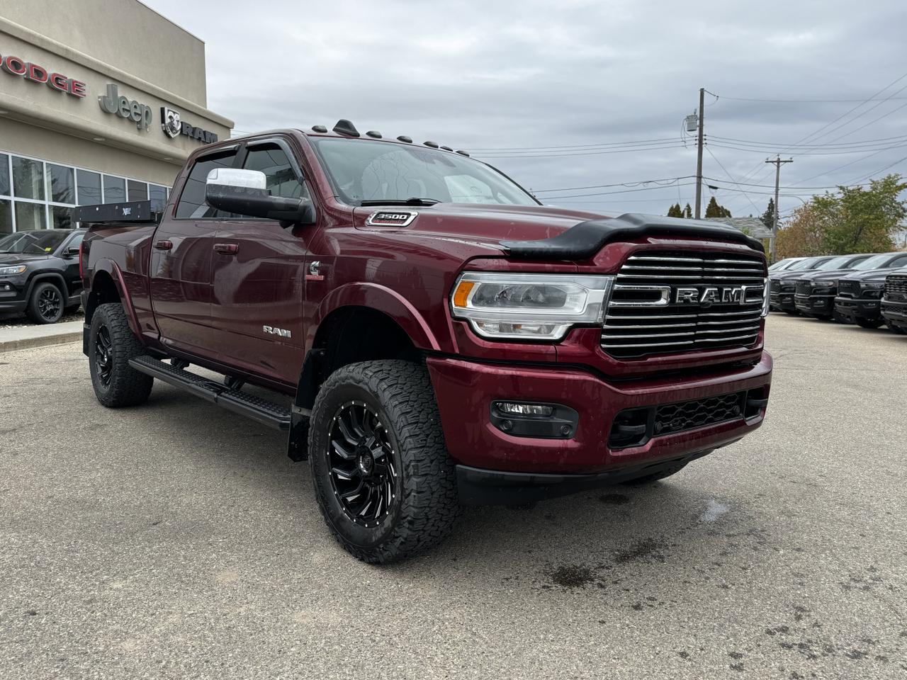 2019 Ram 3500 Laramie Crew Cab 4x4 | Cummins Diesel | Leather | Sunroof | NAV | Heated Vented Seats Redwater AB